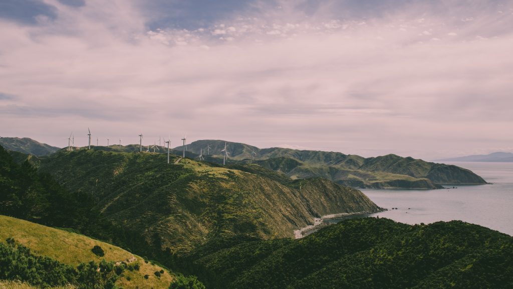 An amazing picture of mountains in Makara in Wellington