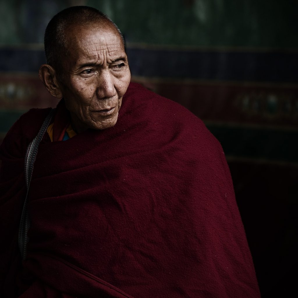 Old Monk in Tibet.