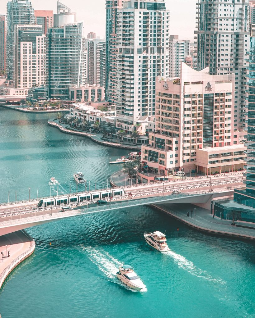 A beautiful picture of the UAE buildings