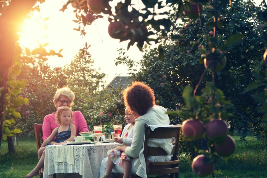 A family picnic
