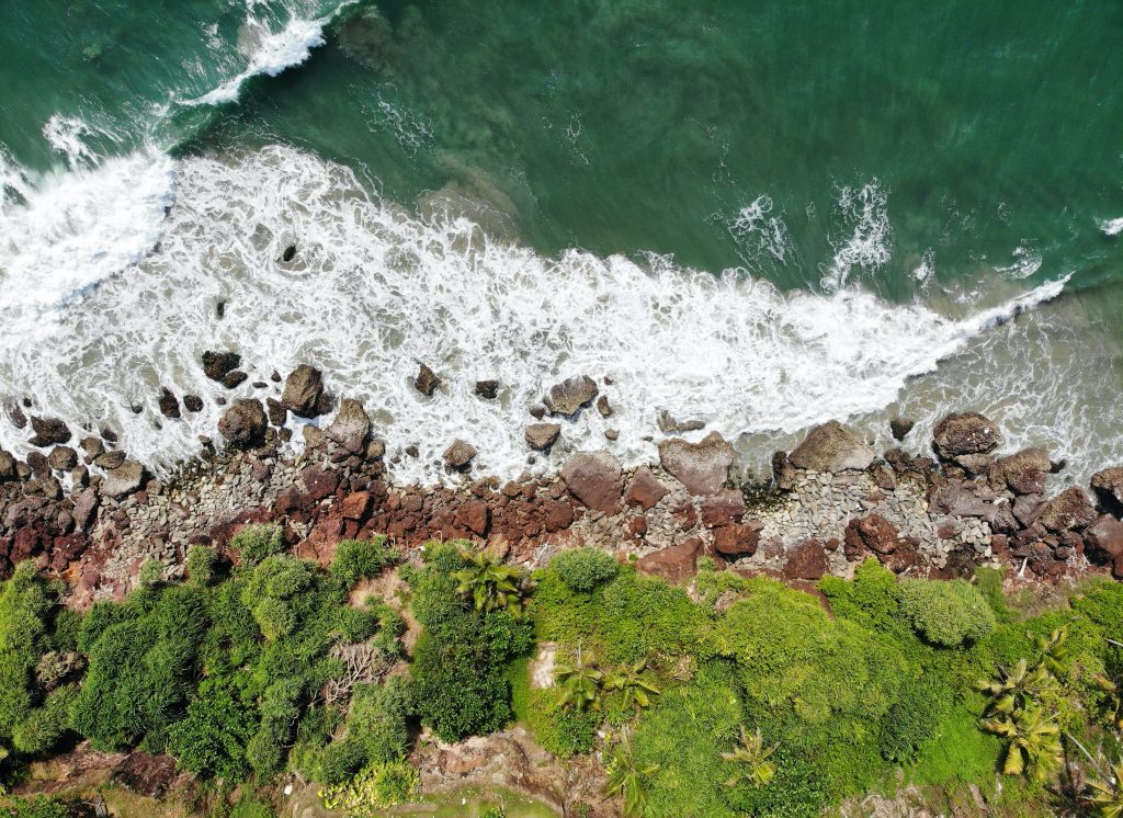 An amazing picture that was taken at Varkala Beach in Kerala