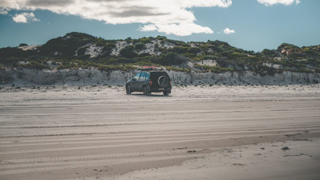 A picture of a jeep at Cape Le Grand National Park