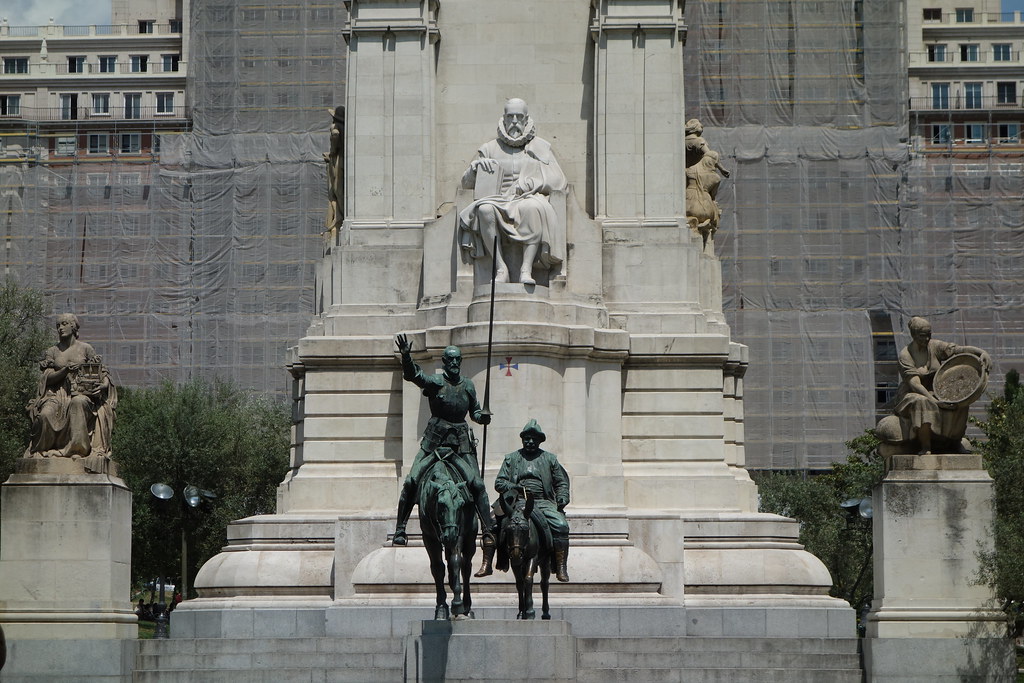 Monumento Cervantes, Plaza de España, Madrid
