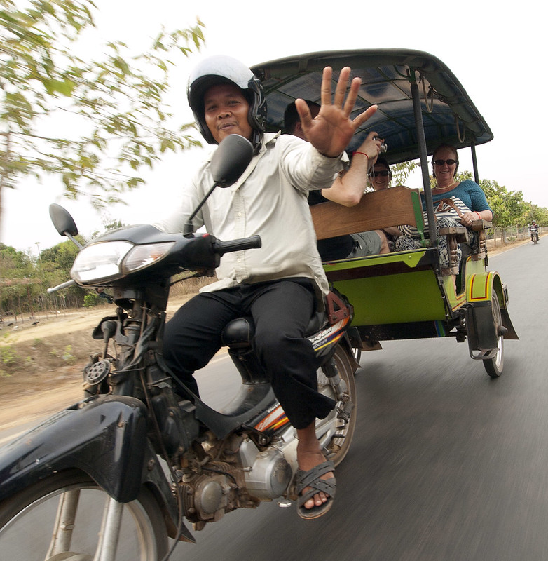 Tuk tuk in Vietnam