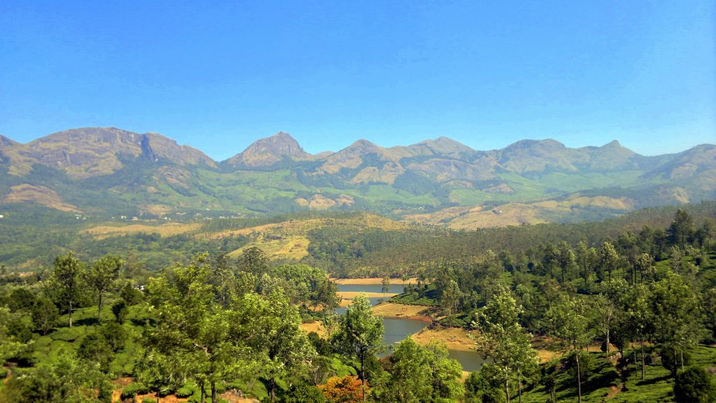 Munnar to Thekkady route