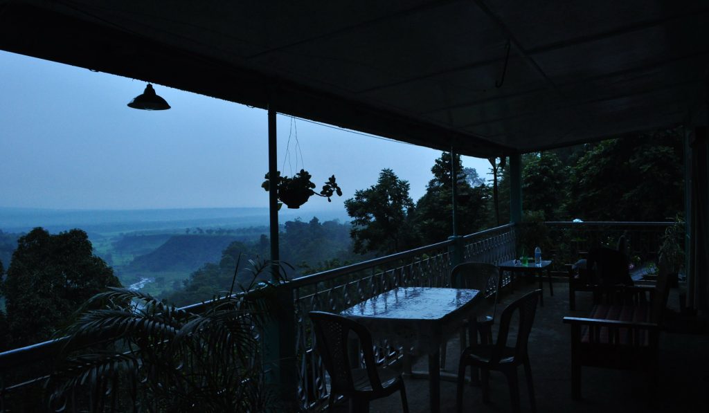 Samsing village View from a tea estate bungalow