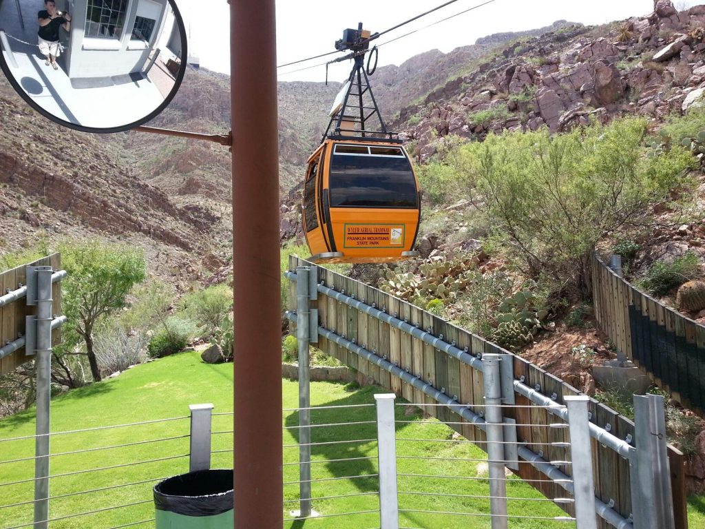 a gondola in texas tramway