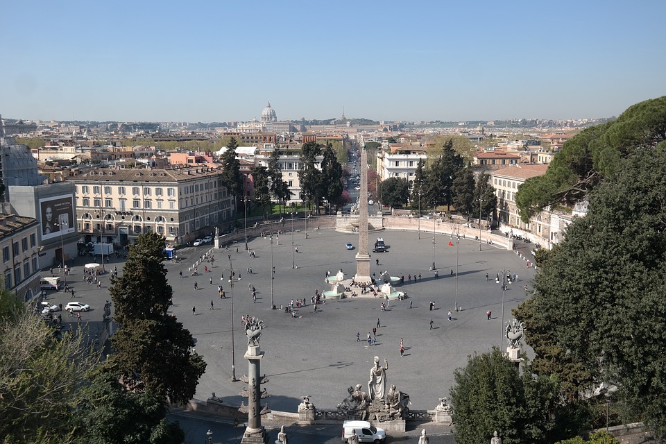 aerial view of the People's square