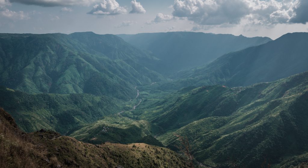 Laitlum Grand Canyon in Shillong, Meghalaya