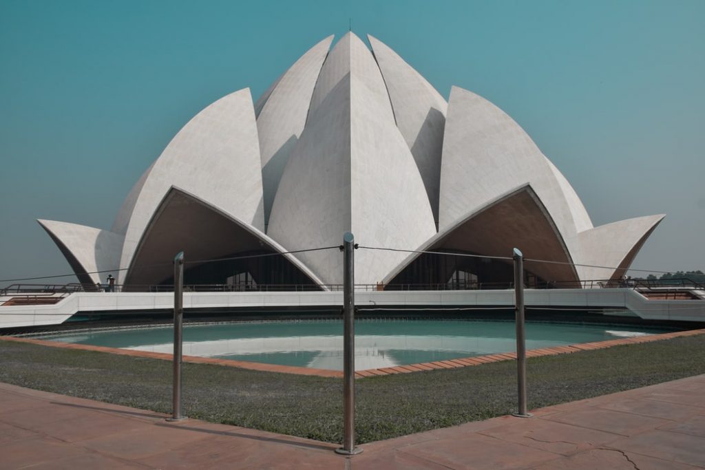 Lotus temple in Delhi