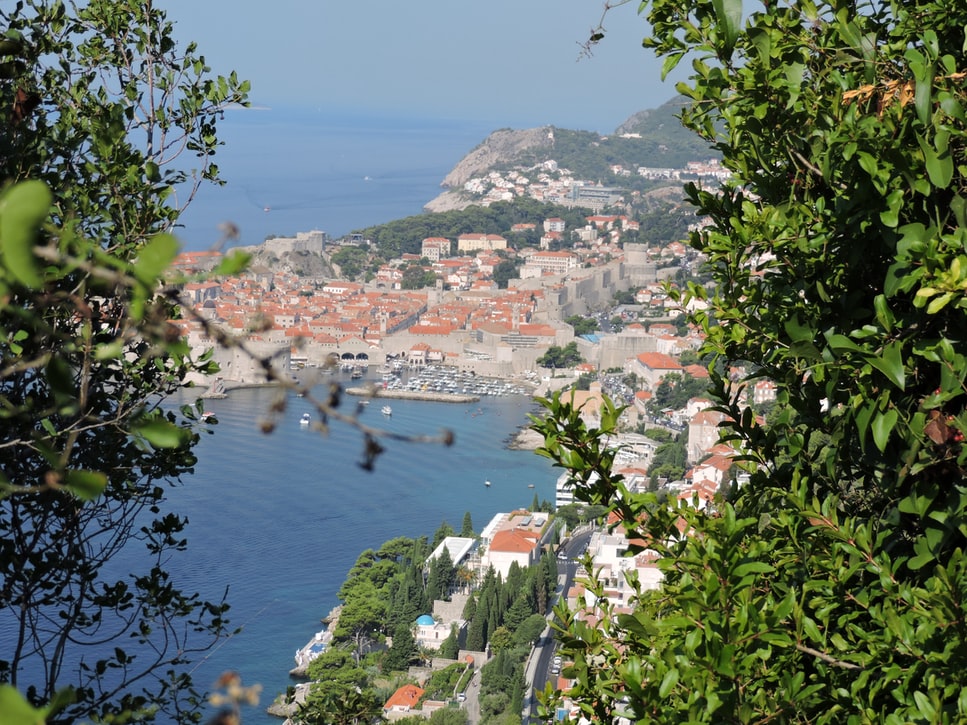 View of the Dubrovnik city