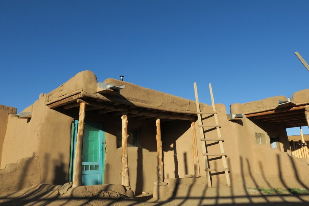 a house in the Taos Pueblo area