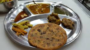 Paranthas served on a plate