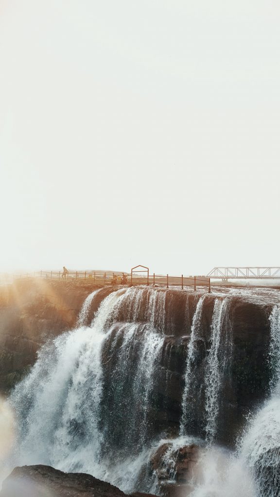Dainthlen falls in Cherrapunji, Meghalaya