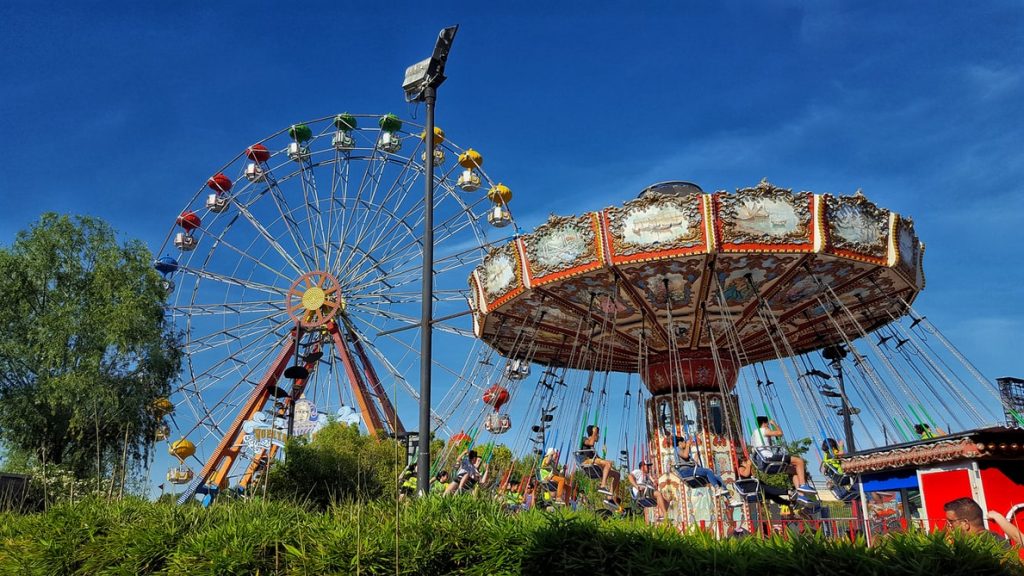 Thrilling rides in the park