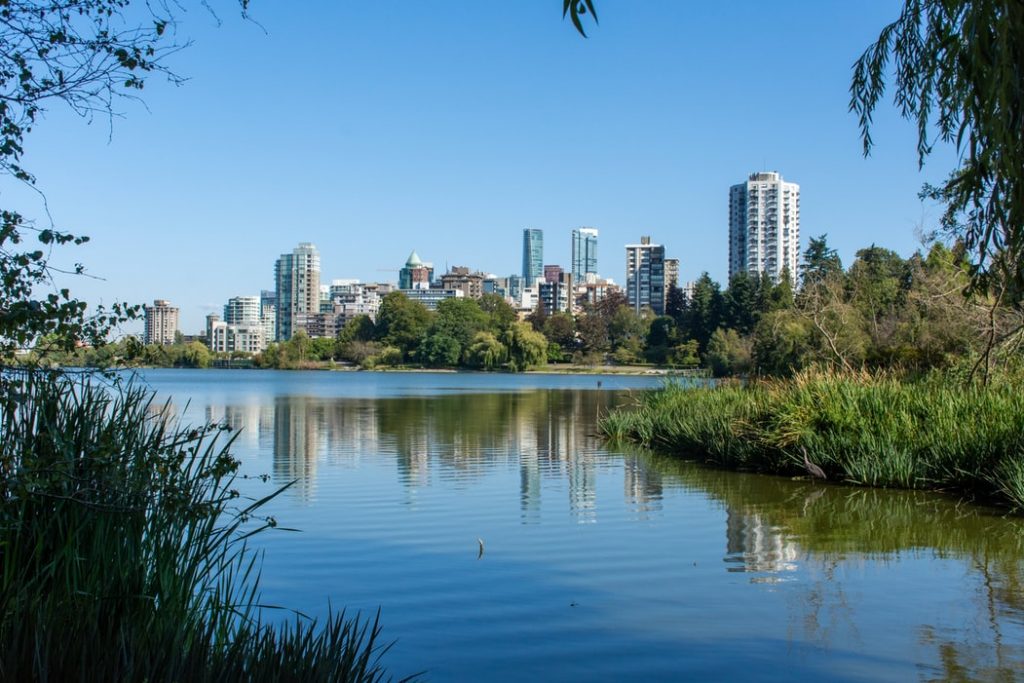 pristine lakes in Vancouver