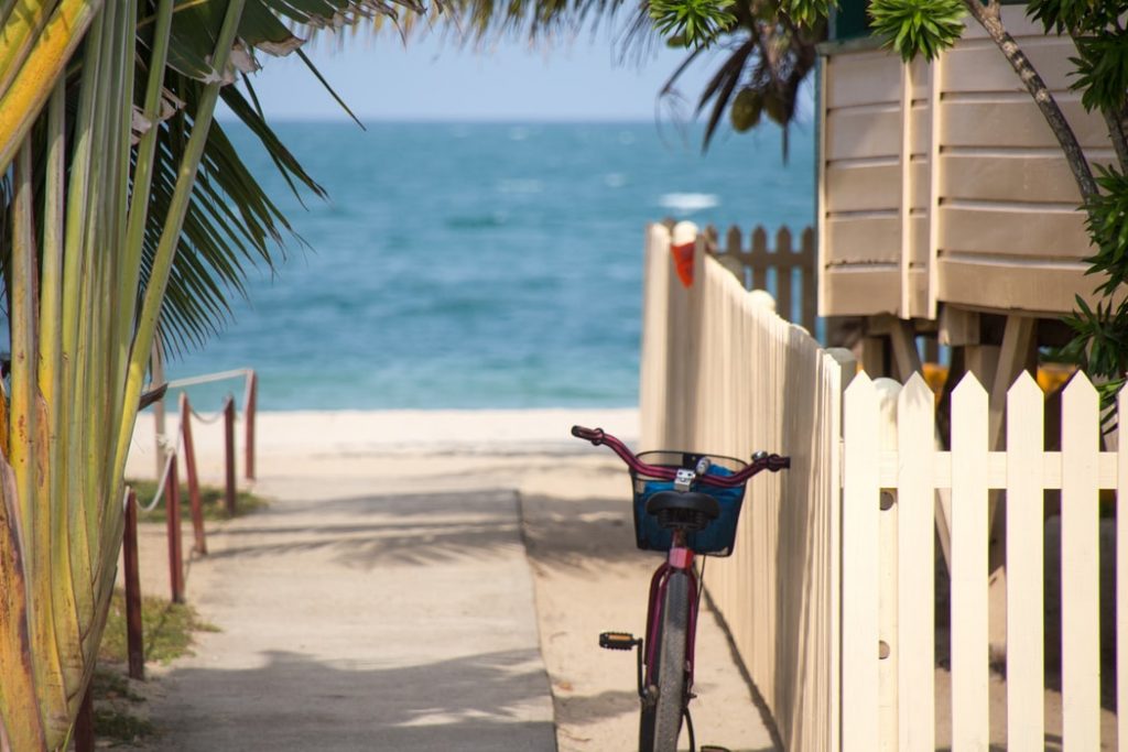 Bicycle in the beach