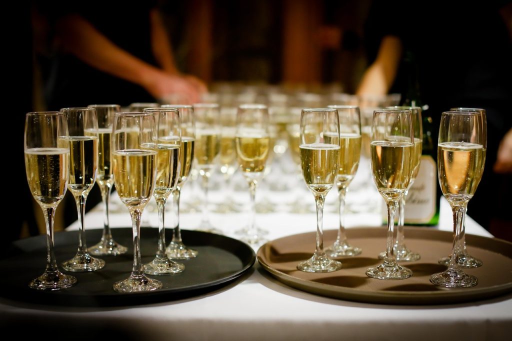 Glasses of wine
