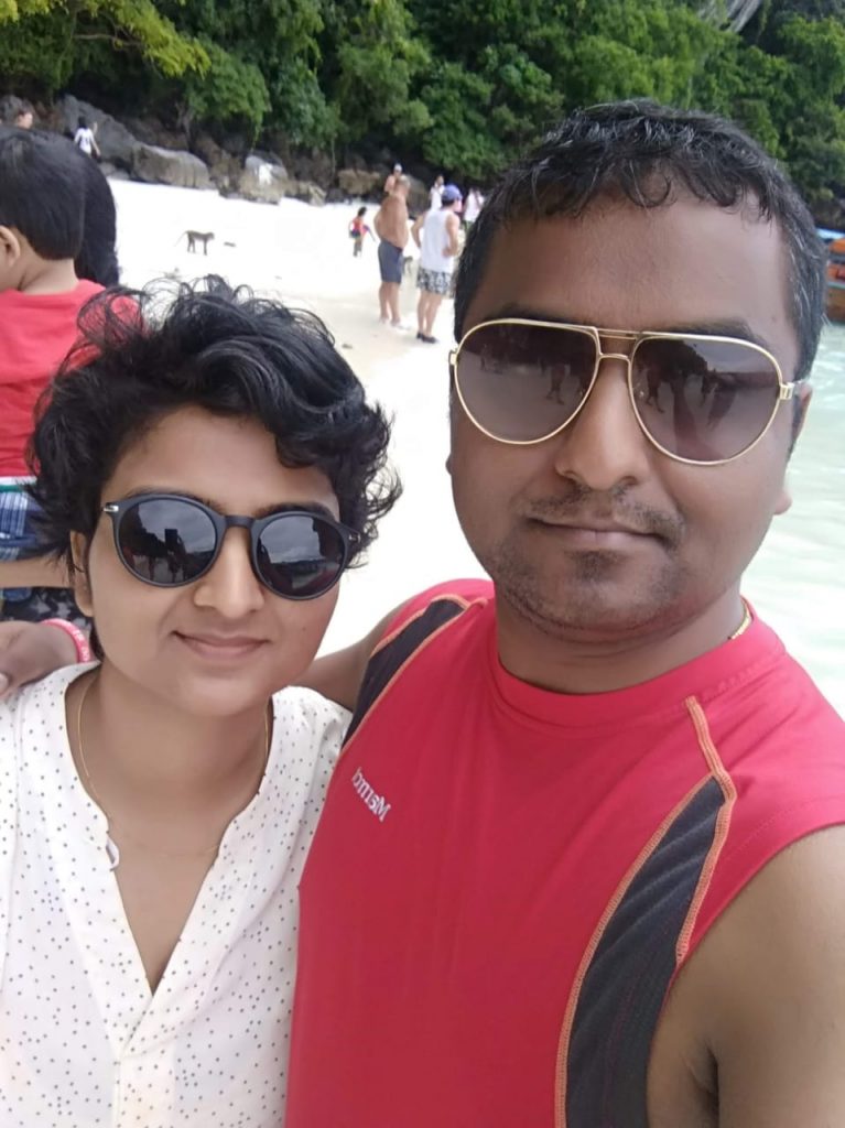 Pic with my husband during Dubai Staycation