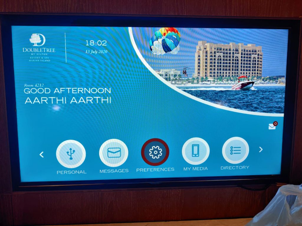 TV monitor in our room