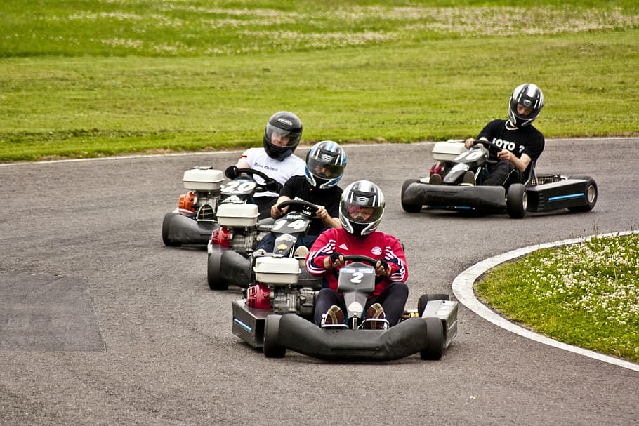 Go Karting in Hakone park, Mumbai.