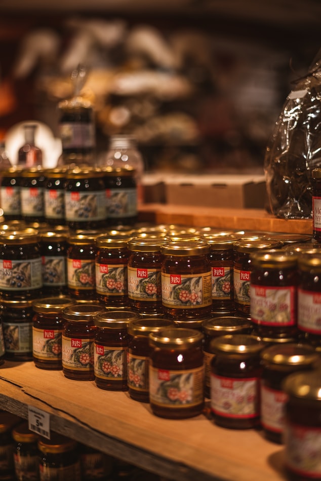 bottles of Kaya jam