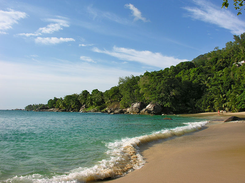 Beau vallon city in Seychelles