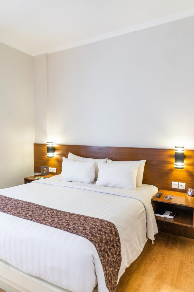 Bed in a room