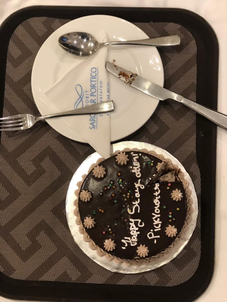 delicious cake by the team