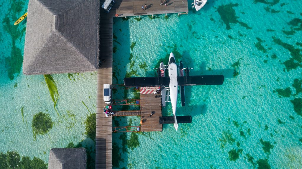 Sea Plane in a resort