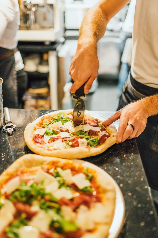 pizza making