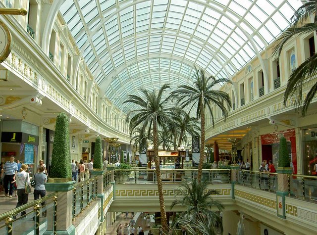 Ceiling view in Trafford Centre