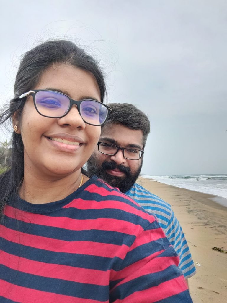 A couple in a Staycation in Chennai