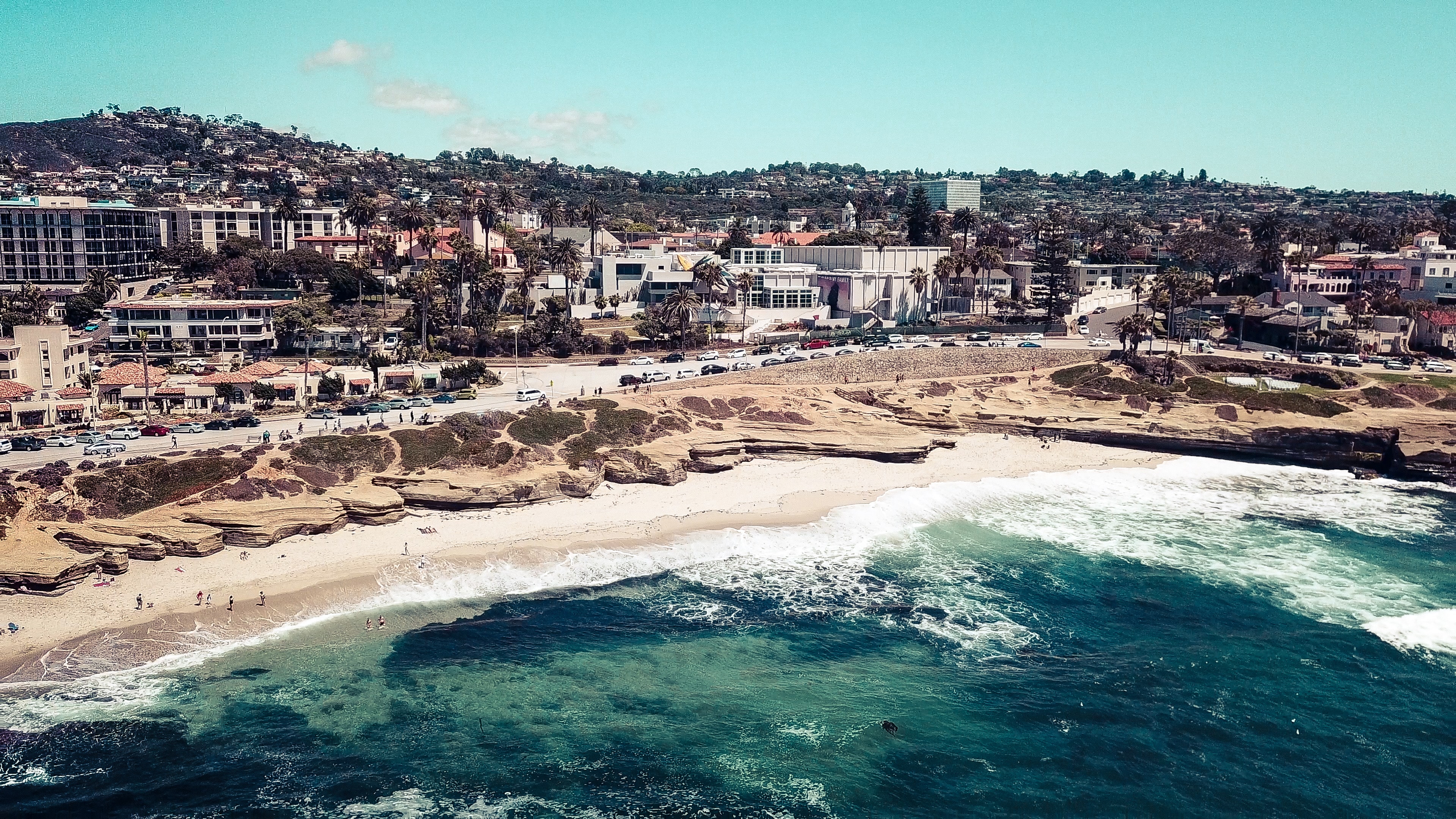 A beach in San Diego