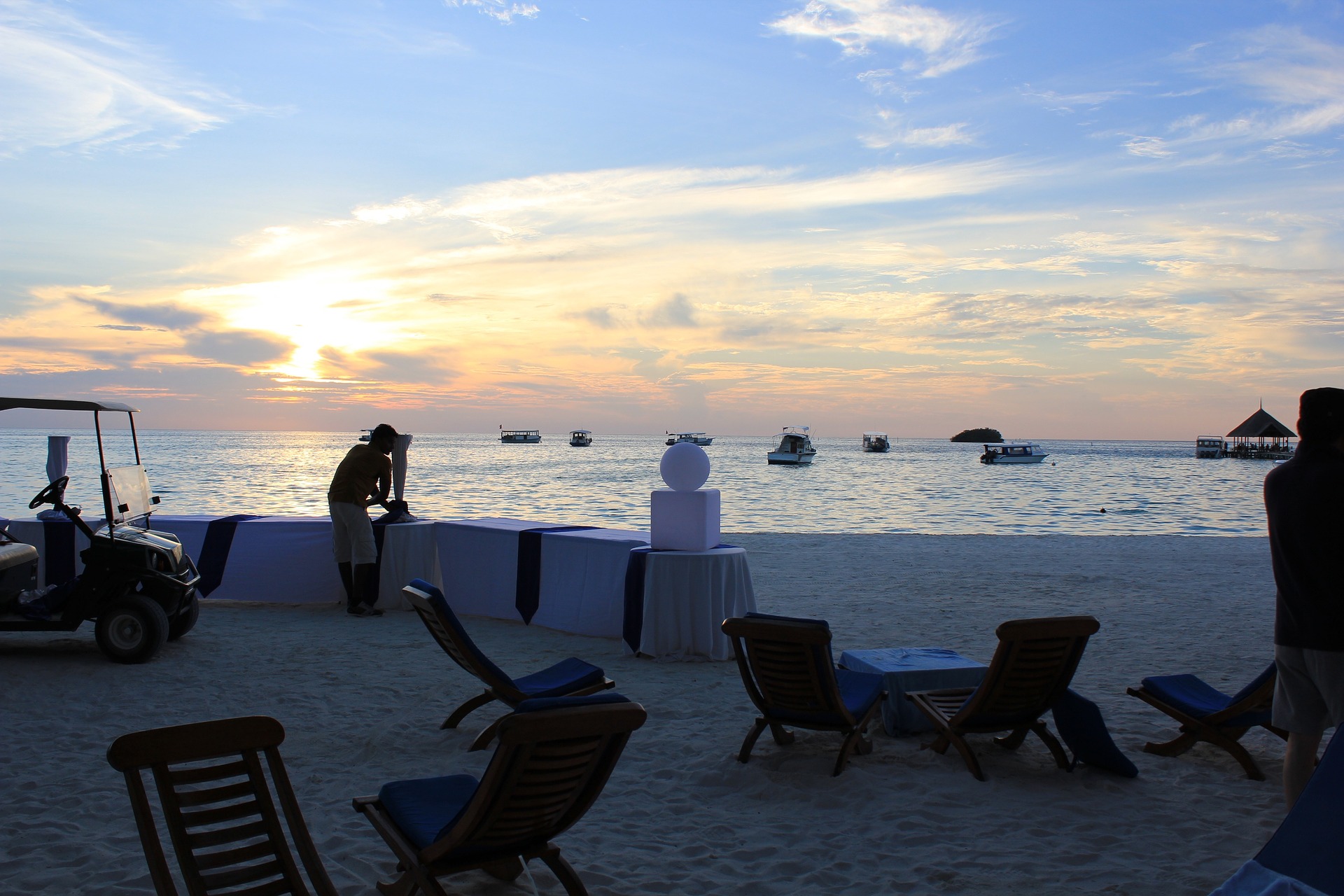 Party in the Maldives