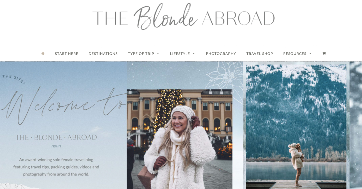 The Blonde Abroad