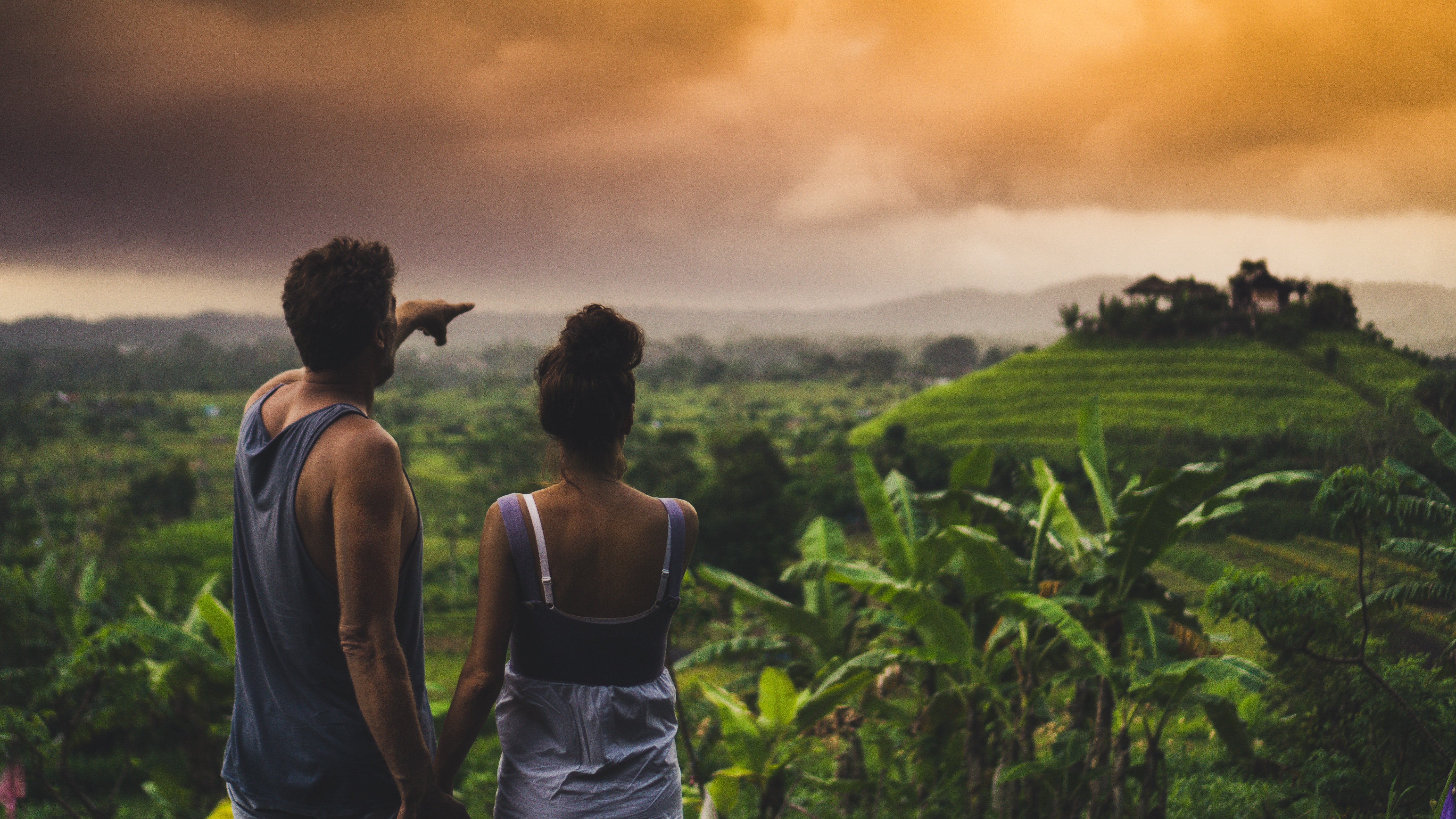 A couple in Bali