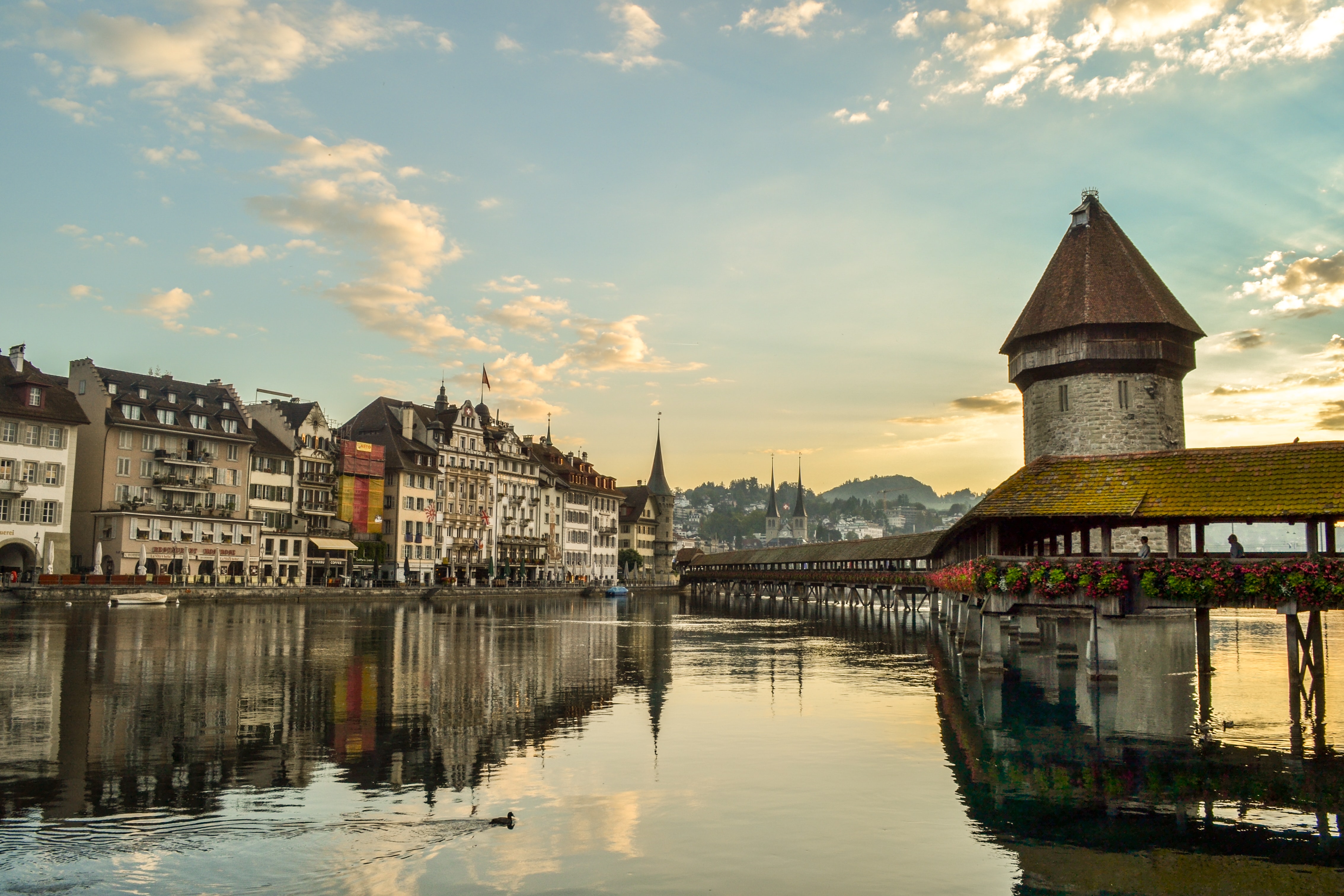 Lake view in Lucerne