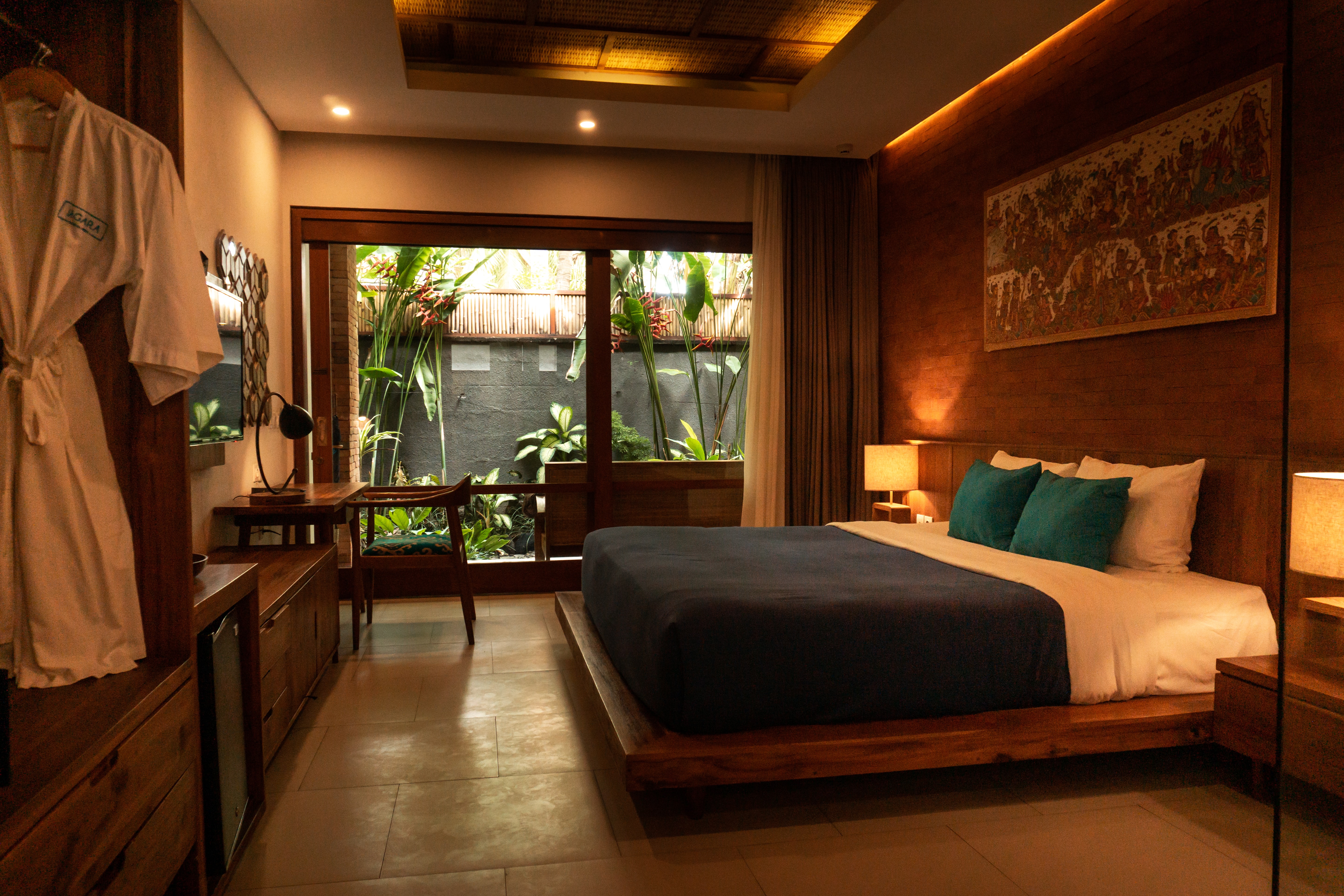 A picture of a resort room