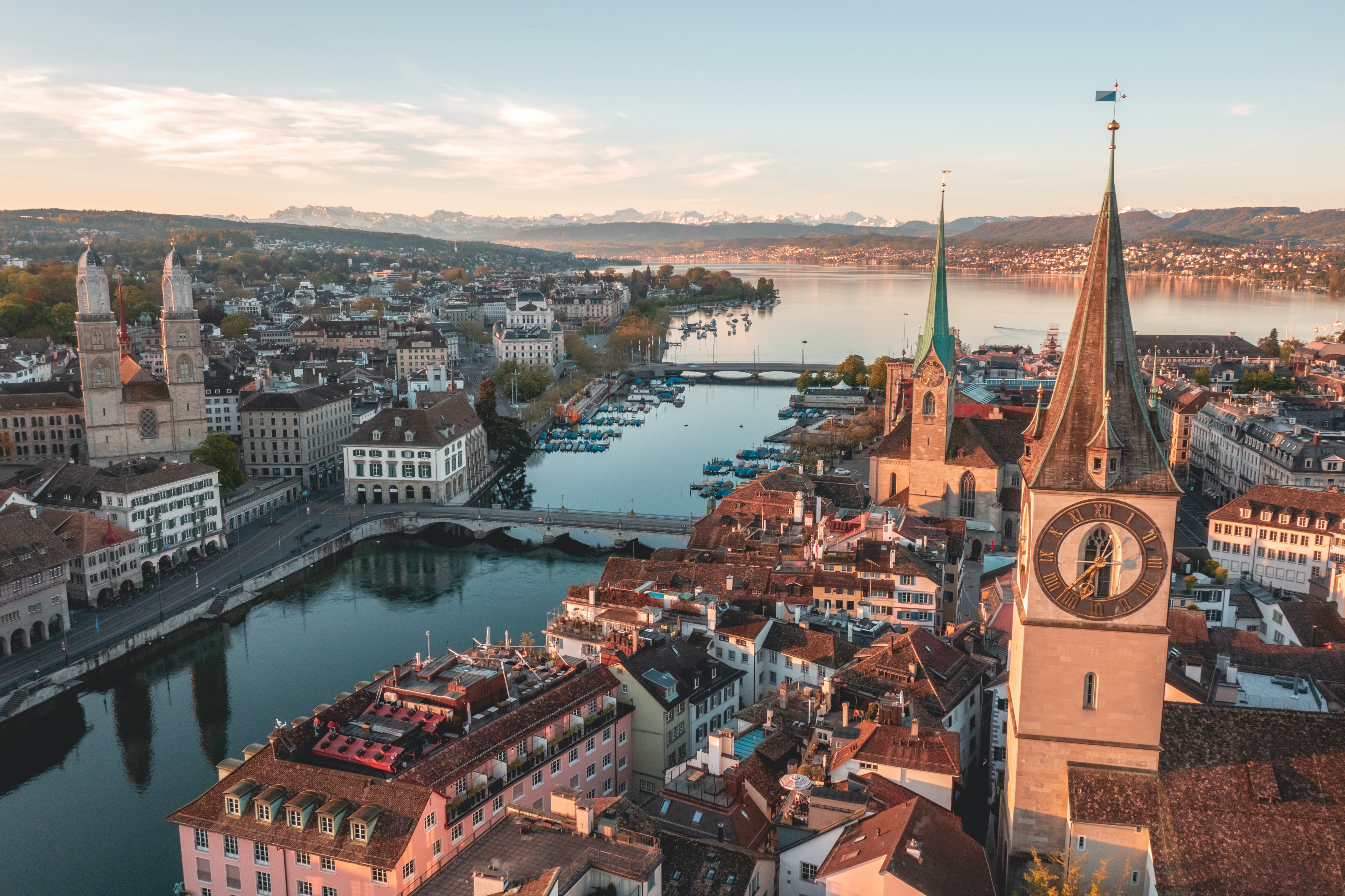 Zurich, lugar de luna de miel en Suiza