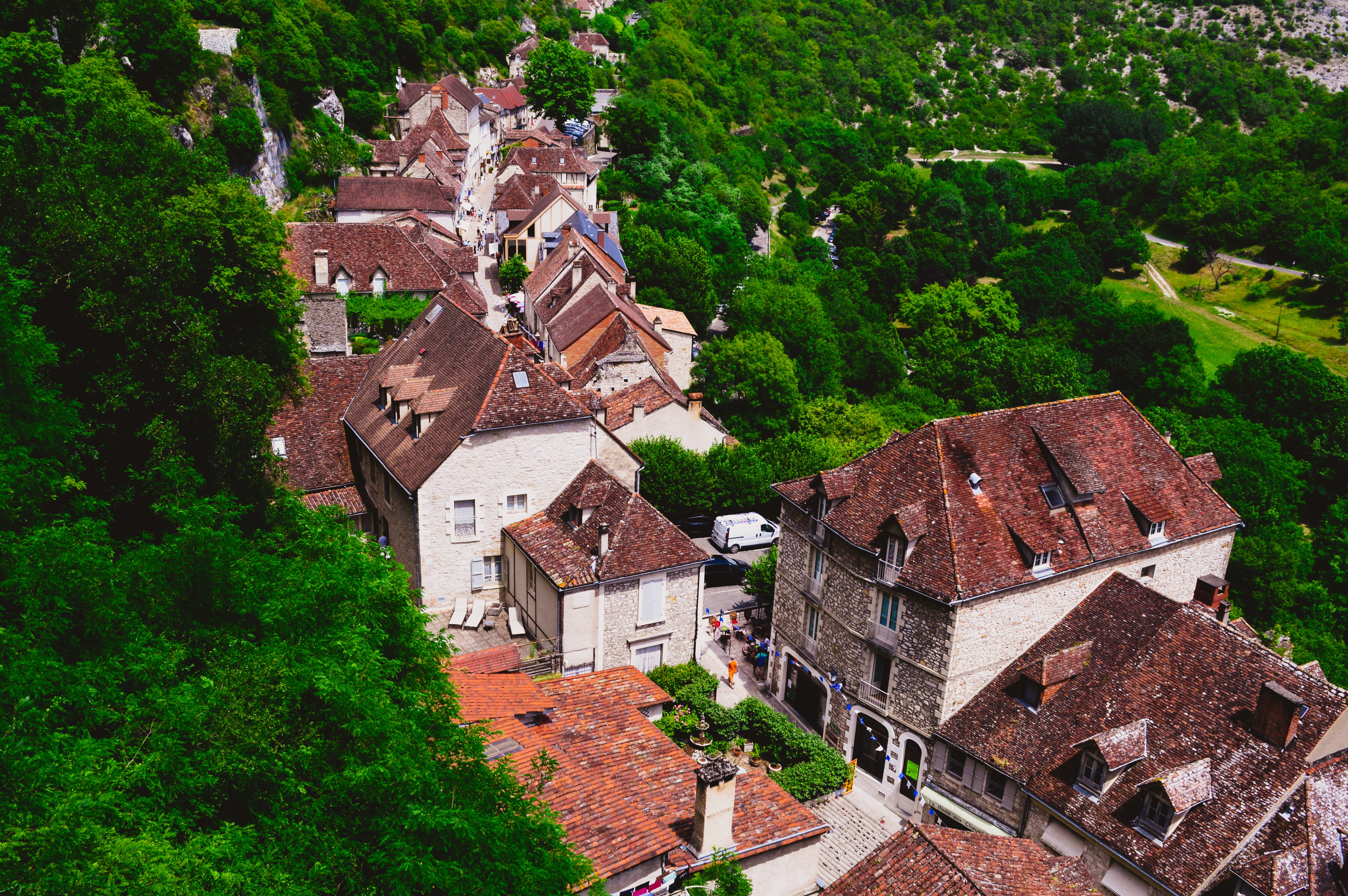 Rocamadour, France in June