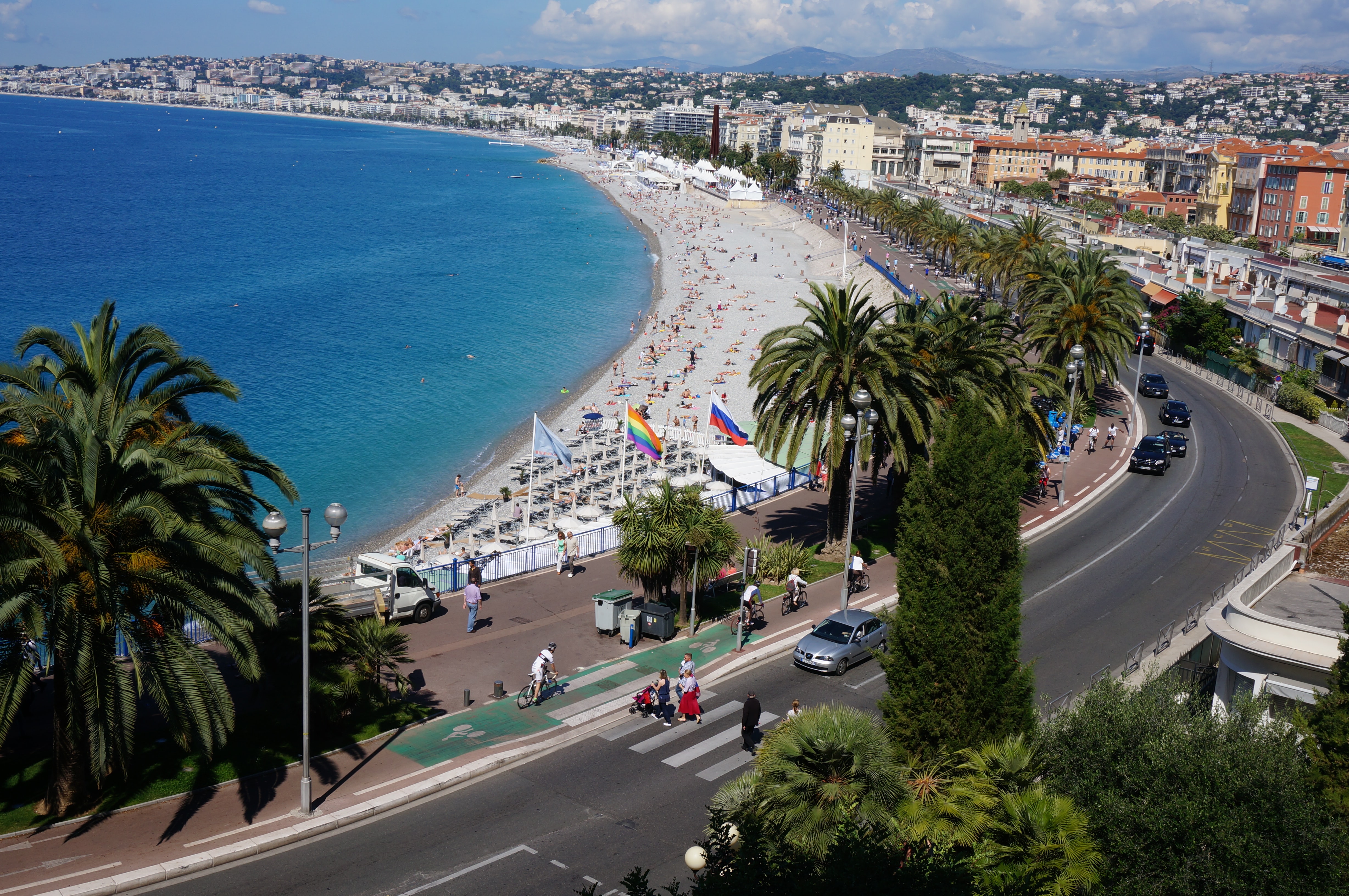 Nice- the seaport city of France, France in September