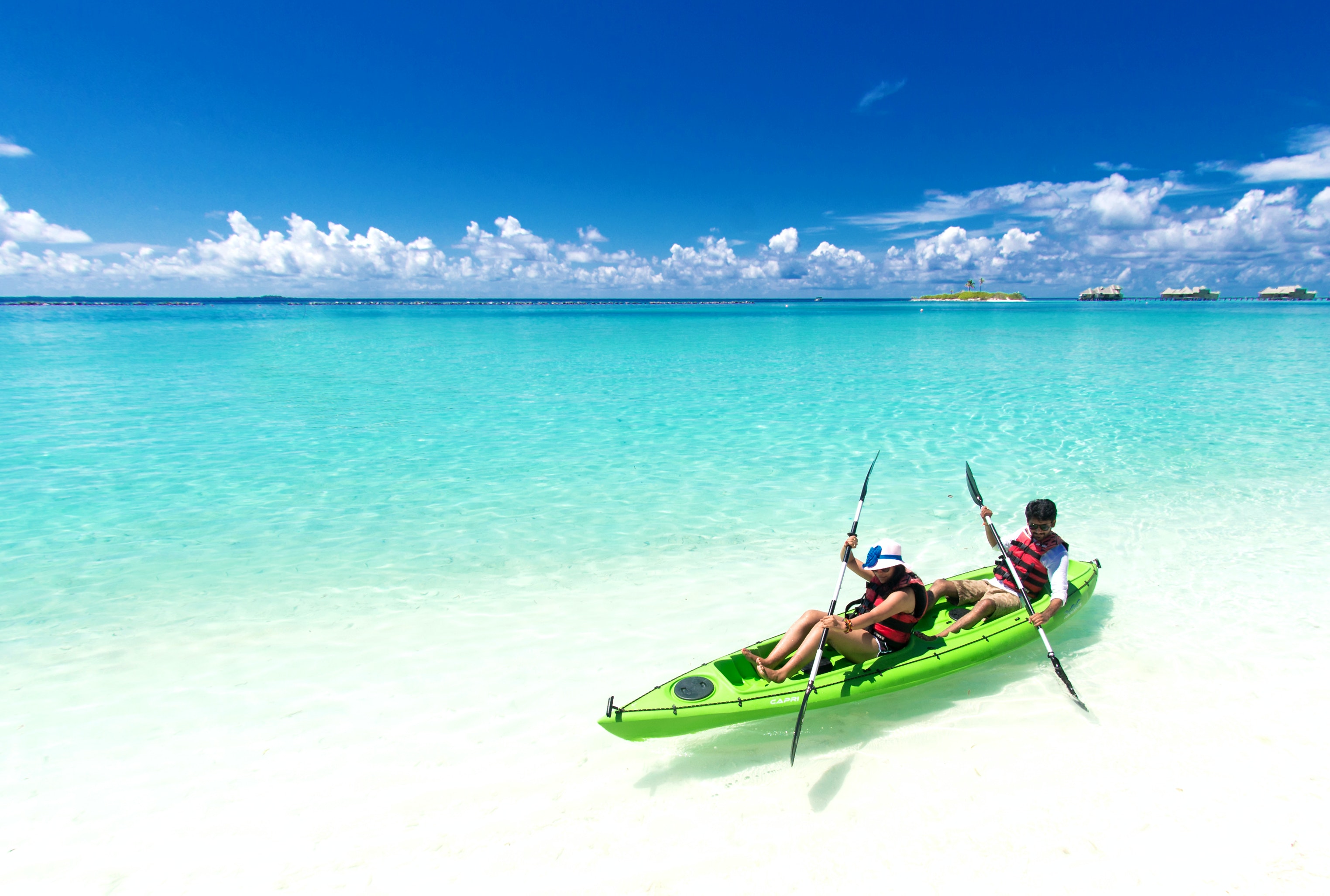 kayaking in maldives