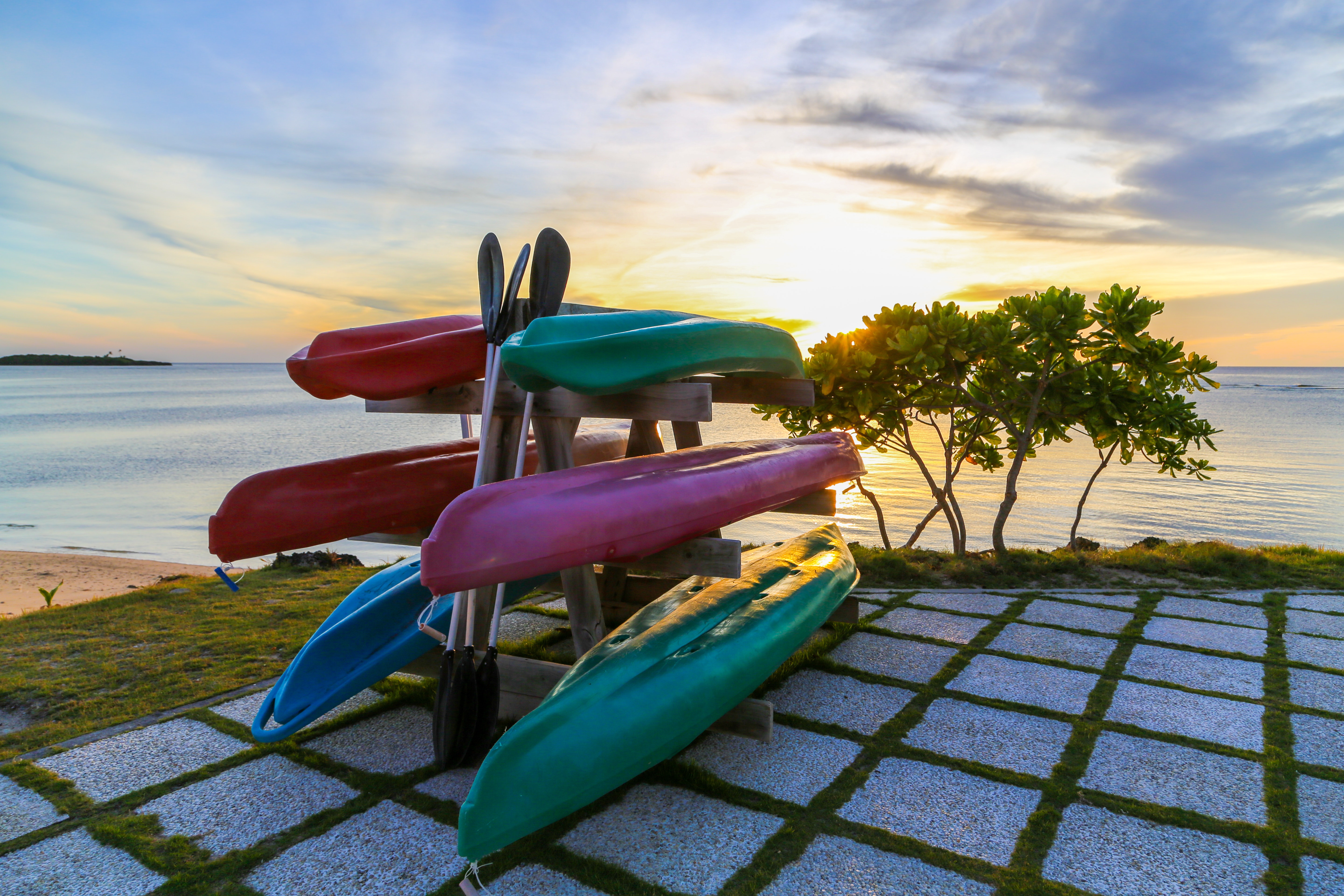 Kayaking in Maldives